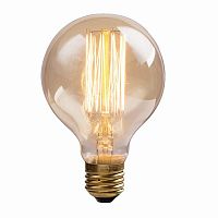 Лампа накаливания Ретро Uniel Vintage IL-V-G125-60 G125 Шар VW01 E27 220В 60Вт 300Лм 2700К 125x170мм картинка 